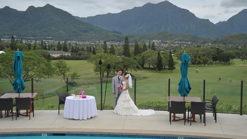 Enjoy your celebration in a wonderful country club with a beautiful view of the mountains
