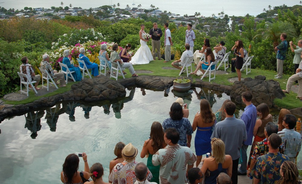 A Tropical Estate Wedding with an Ocean View