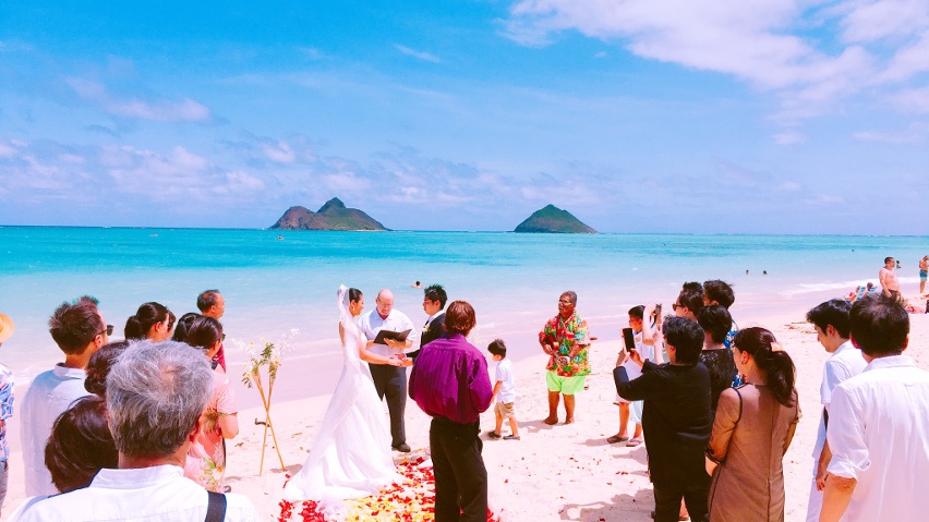 Lanikai Beach wedding