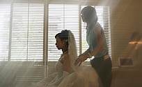 Hair style and make-up wedding